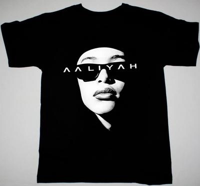 Aaliyah Kurzarm Baumwoll T-Shirt Unisex Tee Alle Größen S-345XL HS155 Unisex T-Shirt