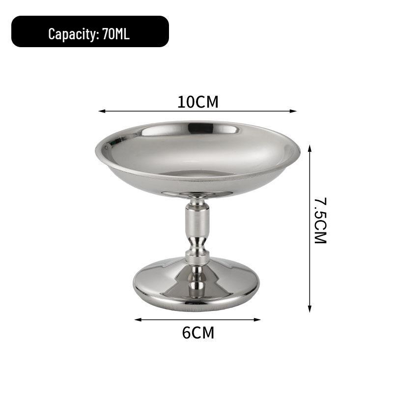 High-Footed 304 Stainless Steel Dessert & Snack Cup