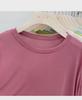Women's Summer Ice Silk Long-Sleeve T-Shirt: Thin, Loose, Round Neck, Niche Sunscreen & Trendy Air Conditioning Top.