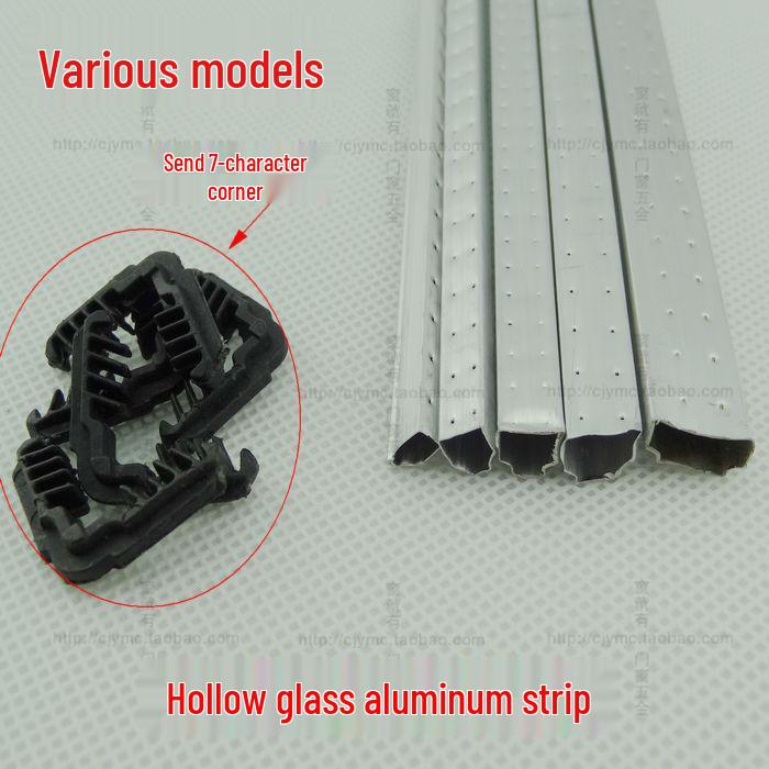Aluminum Alloy Spacer Bar for Double Glazing Glass Width 6mm (per meter)