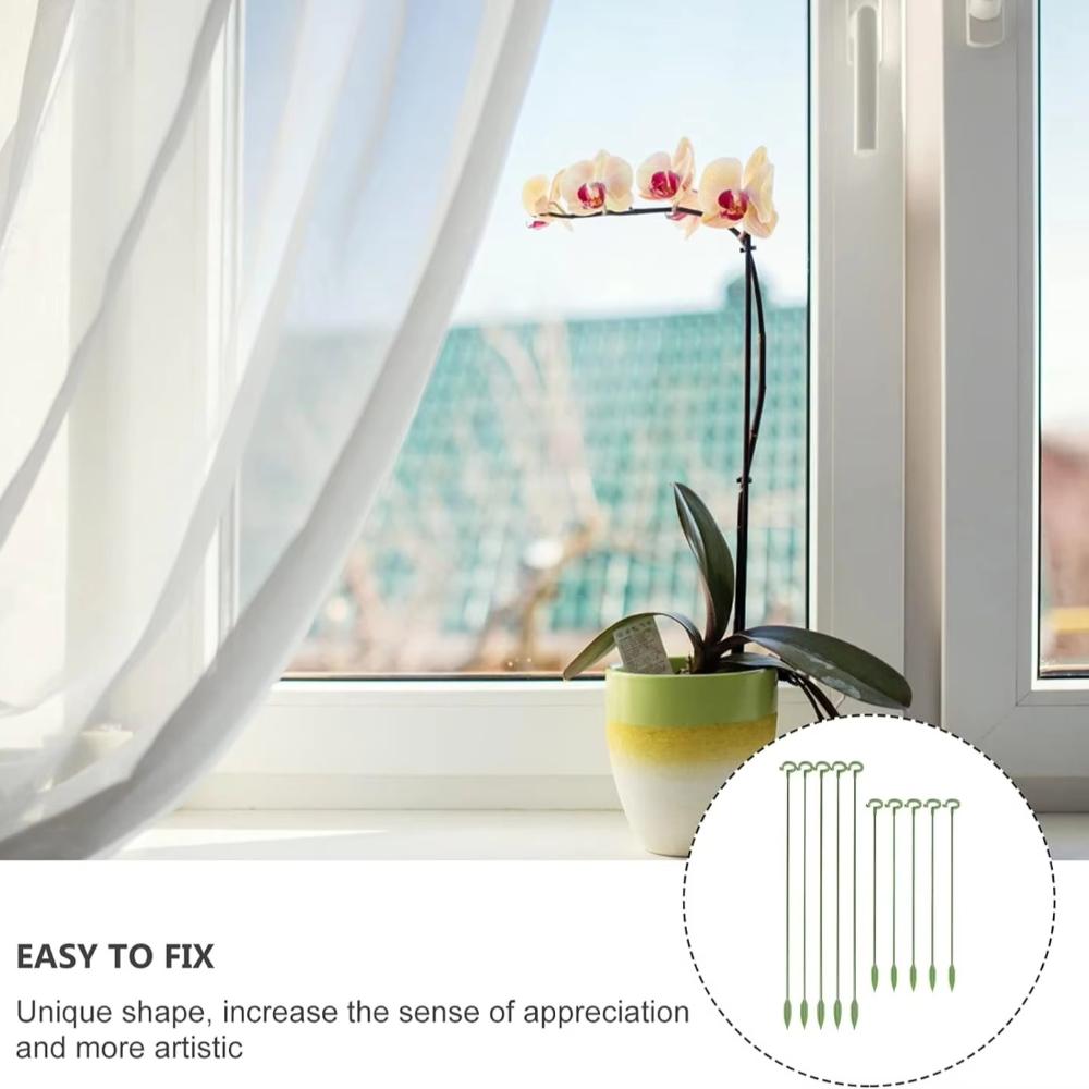 10pcs Butterflies Orchid Plants Support Racks Durable Vine Climbing Stand  Gardening Tools