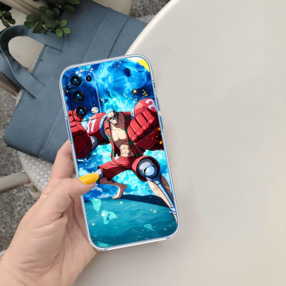 One Piece Cartoon Soft Shell Transparent Phone Case for Samsung Galaxy A04 A04S A14 A23 A34 A54 M23 M33 M52 M53