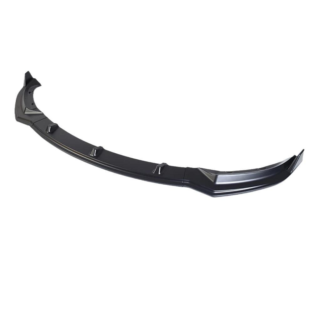 Kolfiber Frontläpp Kit för Tesla 2017-2023: Dekorativ Modifiering i Tre Delar