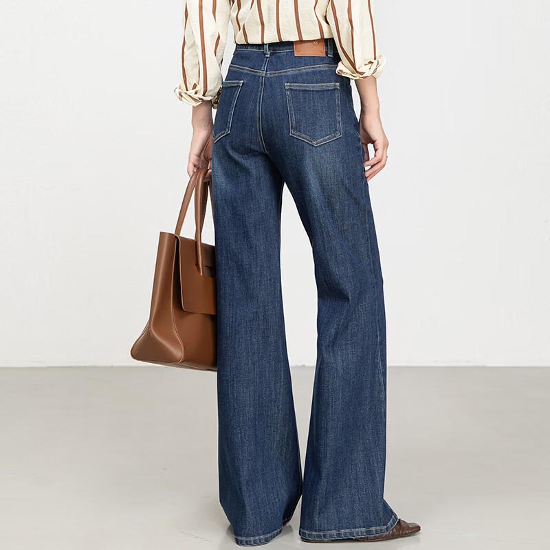 Fanzhen Women's High-Waisted Flared Jeans