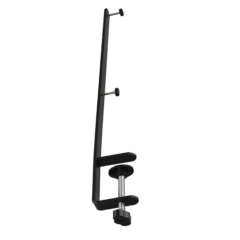 Desk Clamp Storage Bracket Set of 2 with Hanging Support for Study Desk Side Storage, Home Office Table, Daily Item Access and Supply Holding