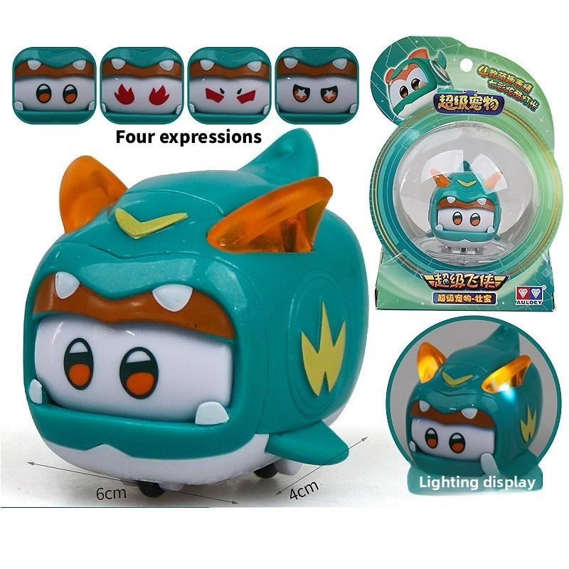 Lets Go Super Wings Pet Robots With Flashing Lights And Diy Control For Kids