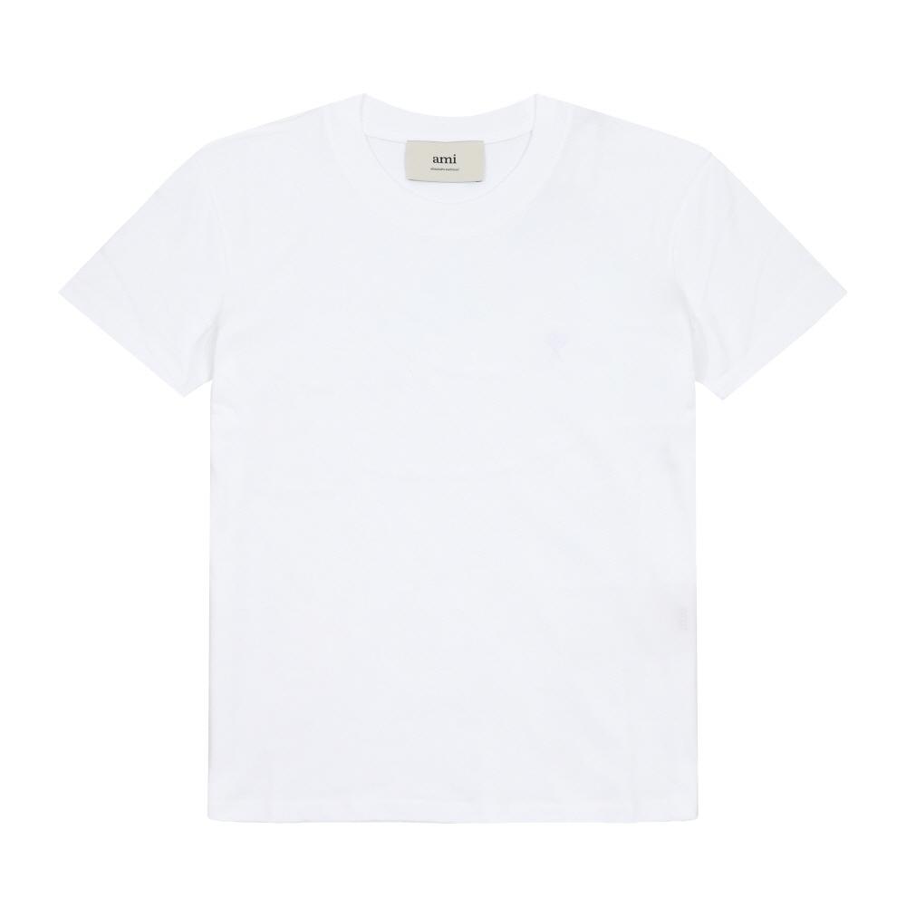 Ami Amie De Queue Tonal Small HearT Logo T shirT bfuTs003