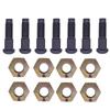 8PCS Replacement Wheel Bolt Nut Kit Compatible with For Bobcat 643 S76 S770 S570 S130 632 Part Numbers 6709170 6564669