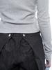 Chaenseseunoi Slim Fit Open Neck Long Sleeve Grey/W251Tp08Gr