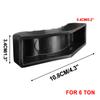 2PCS Universal Car Rubber Slotted Jack Stand Pad Lift Pads Adapter Repair Tool 3 / 6 Ton Frame Stand Rail Pinch Adaptor Black