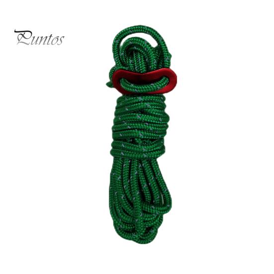 Winddichtes Seil für den Außenbereich, ultraleichte Zeltschnur mit Einsteller, verschleißfest, extrem zugfest, reflektierendes Abspannseil für Camping