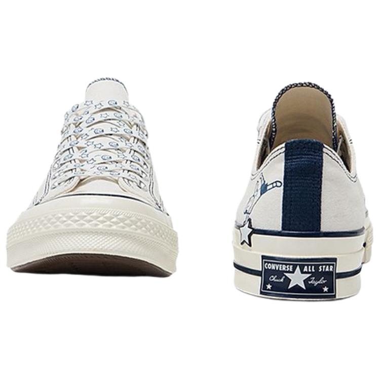 Converse Chuck Taylor Versatile Comfortable Low Top Canvas Shoes Unisex Sneakers White Blue A15788C
