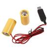 3V LR14 C Dummy Battery C Battery Eliminators Cable Replace 2Pc 1.5V C Battery