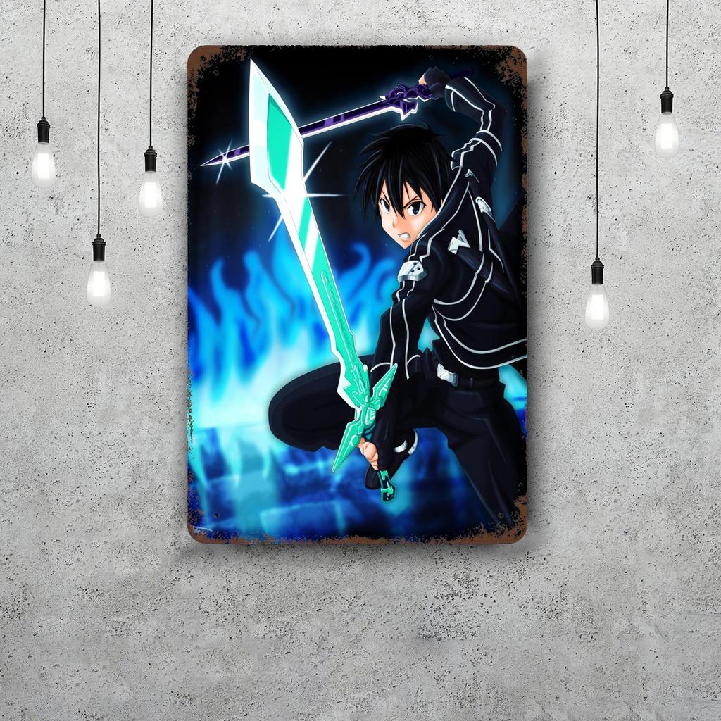 Noragami Anime Manga Segni di Latta Metallici Vintage Poster Decorazioni Placca Metallica Retrò Decorazioni per Pareti per Garage Bar
