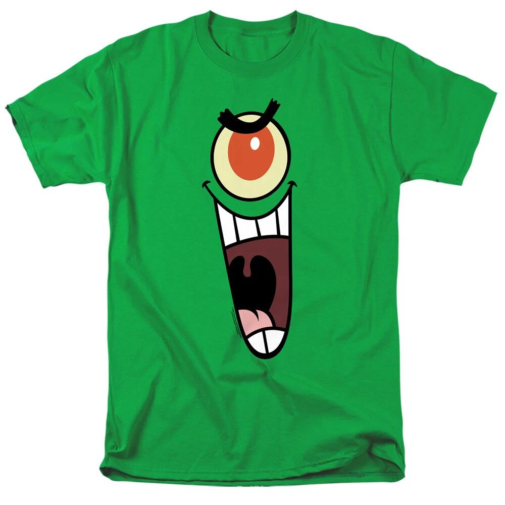 SpongeBob SquarePants - Plankton Sinister Face - Men Children s T-shirt 120