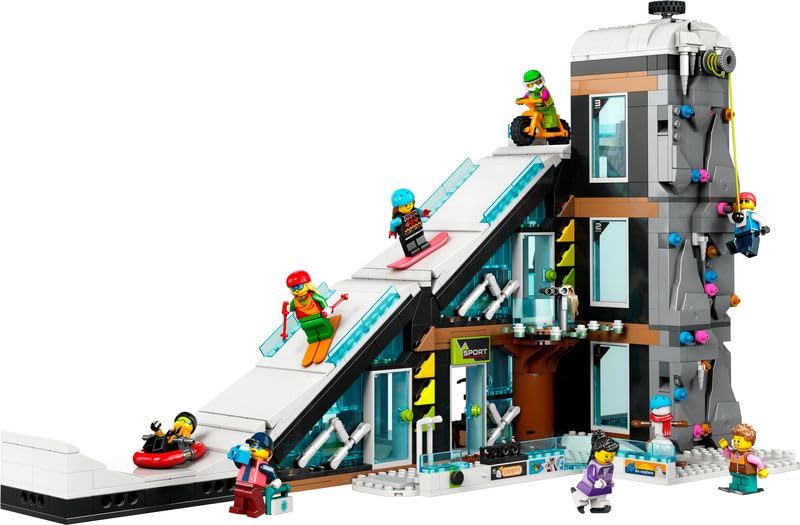 LEGO City Snow Sports Center Christmas Gift Christmas 60366 Toy Block Present City Building Boys Girls 7 Years Old ~