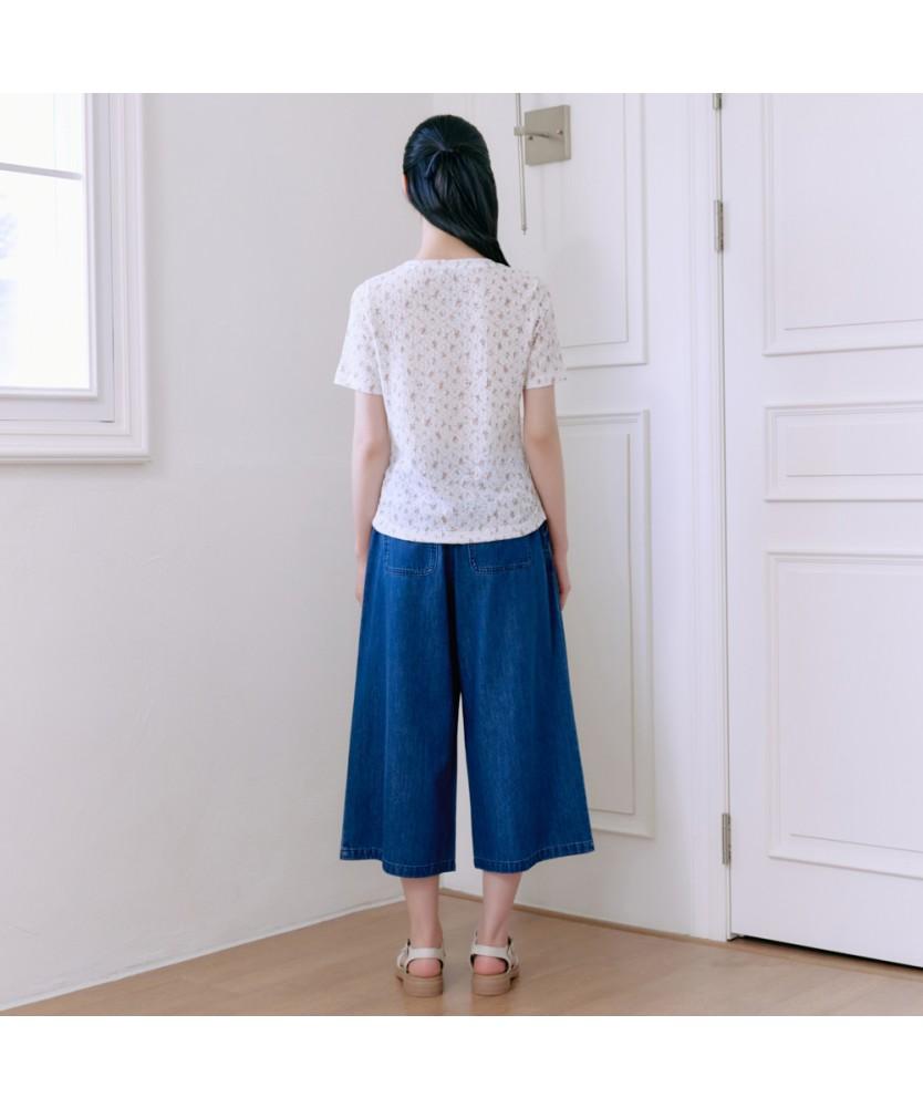THURSDAY ISLAND Flower Print T-Shirt_T264Mts237W