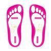 25Pairs(50 Feets) Disposable Pink Spray Tanning Feet Pads Sunless Airbrush Spray Tent Protect Foot