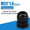 M-Type High-Temperature Resistant Waterproof Plastic Cable Connector with Outer Spiral Gland