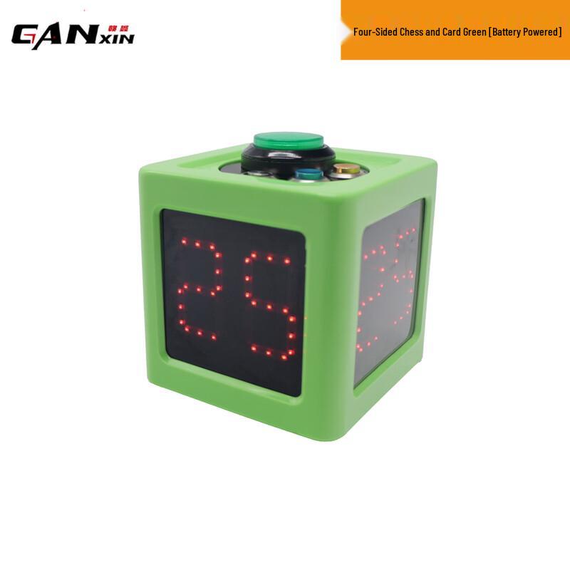 Ganxin Four-Sided Poker & Board Game Countdown Timer