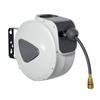 Retractable Air Hose Reel Wall Mount Auto Rewind Hose Reel 10m Plus 90cm Diameter 3 8 Inch 9.5mm Connector 1 4 Inch Bsp Grey