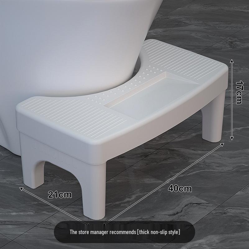 Thick Household Toilet Stool: Squat Pit Footstool & Kids Pedal