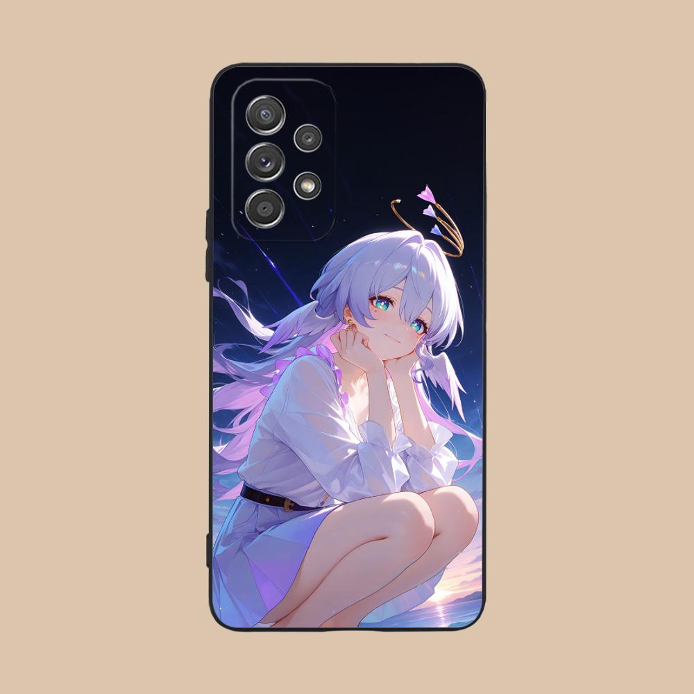 

HSR Robin Matte TPU Mobile Phone Case for Samsung Galaxy A56 55 54 53 52 51 36 35 34 23 16 15 5G Colorful Cover Galaxy A51 5G