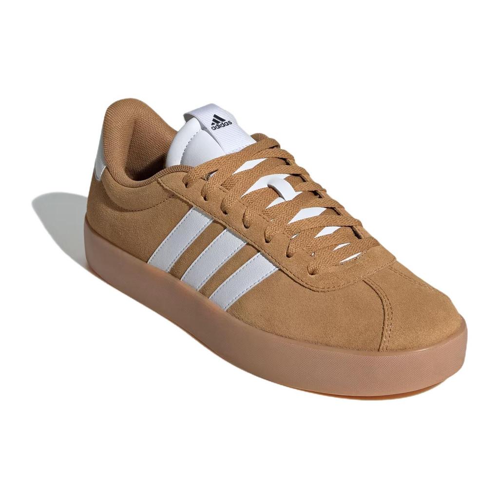 Adidas Vl Court 3.0 Comfortable Versatile Shock Absorbing Durable Low Top Skate Shoes Unisex Sneakers Brown ID9183
