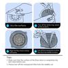 10pcs Anti-blocking Filter Screen Disposables Floor Drain Sticker Hair Catcher Drain Stopper Cover Kitchen Bathroom Tool