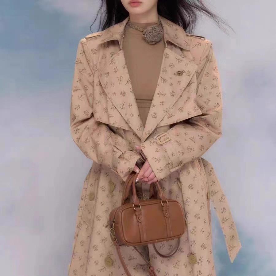 

IELGY Женская портативная рабочая сумка, шерстяная сумка Boston в клетку в стиле ретро