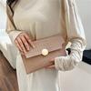 Fashion Envelope Felt Clutch Bag for Women Casual Evening Handbag and Solid Color Handheld Pouch
