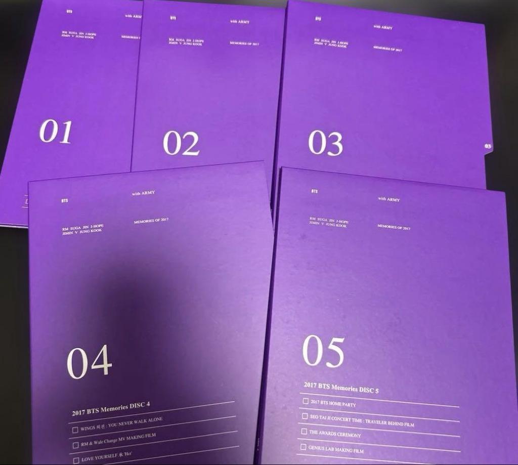 [USED] BTS MEMORIES OF 2017 Blu-ray with Japanese Subtitles