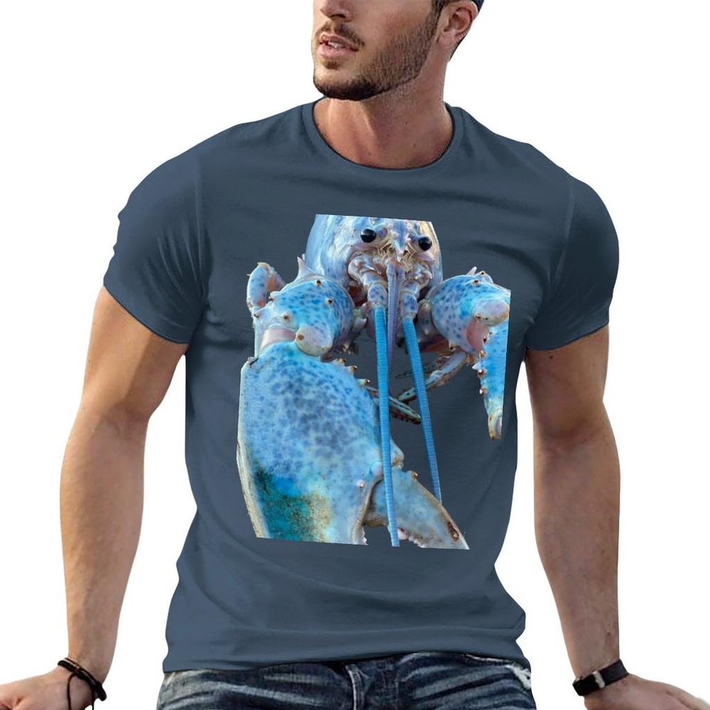 Blue Lobster Jumpscare TShirt T Shirts For Unisex Cotton Funny T Shirt Custom Print T Shirts For Unisex Pack Cotton TShirt