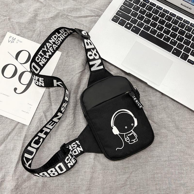 Mini Phone Bag For Women With Oxford Fabric Soft Shoulder Crossbody For Daily Use