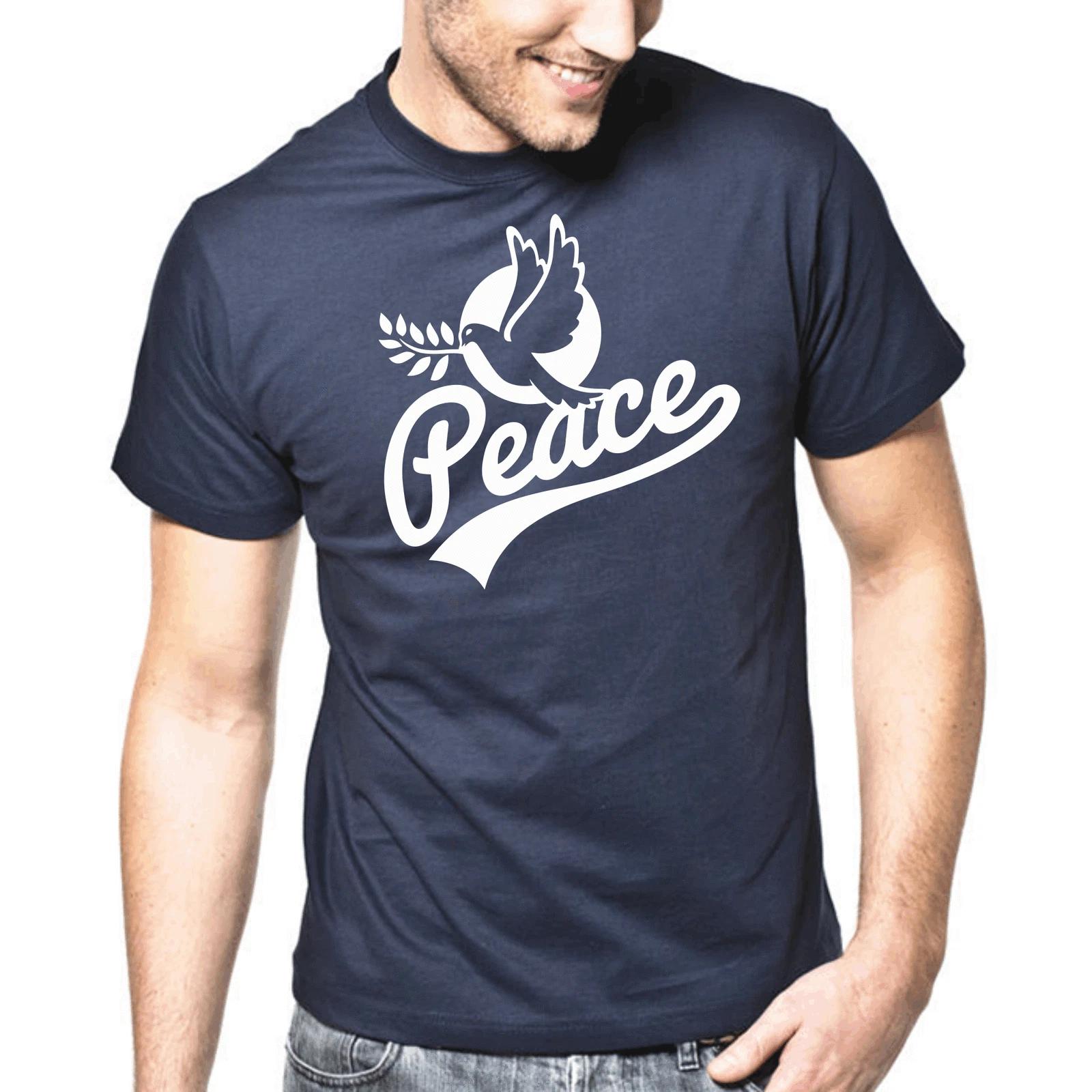 Men s and Women s T-shirts Peace Dove Of Peace S