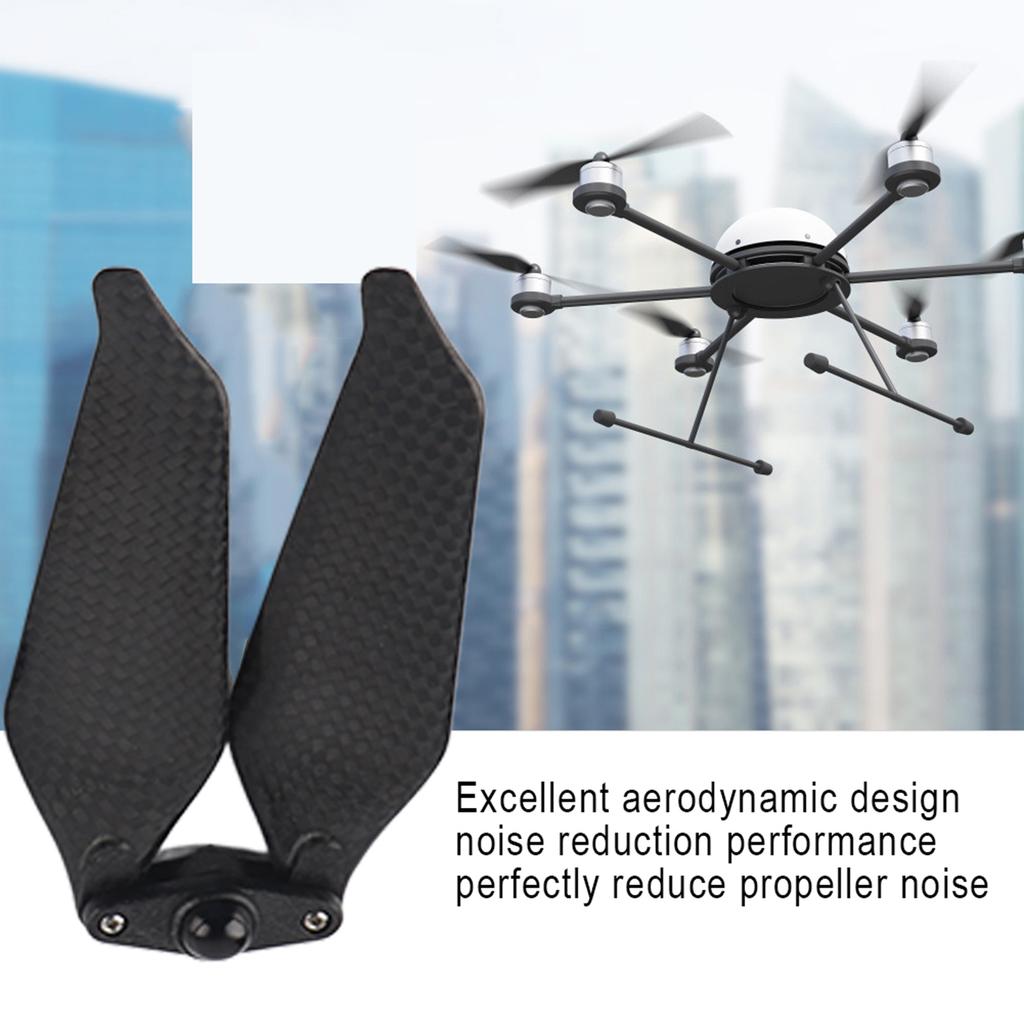 Carbon Fiber Folding 2 Blade Propeller Noise Reduction Fit for DJI Phantom 3 RC Drone (2 Pair)