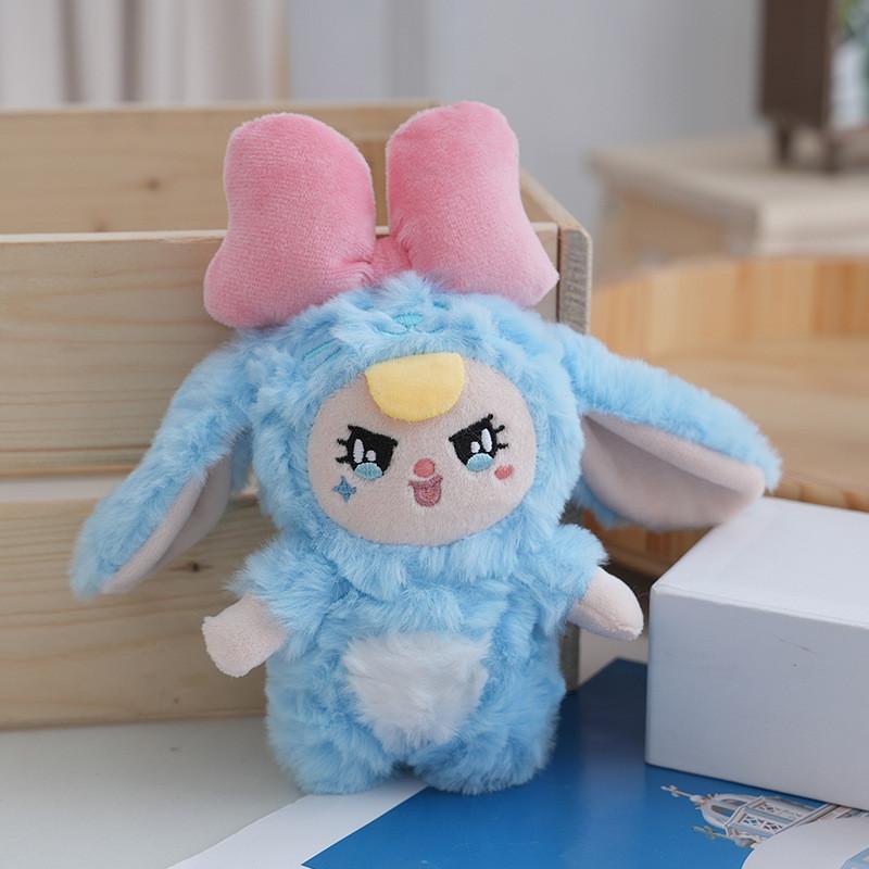 Bunny Plush Enchanting Keychain Doll Dreamy Cute Soft Toy Vibrant Colors 18cm