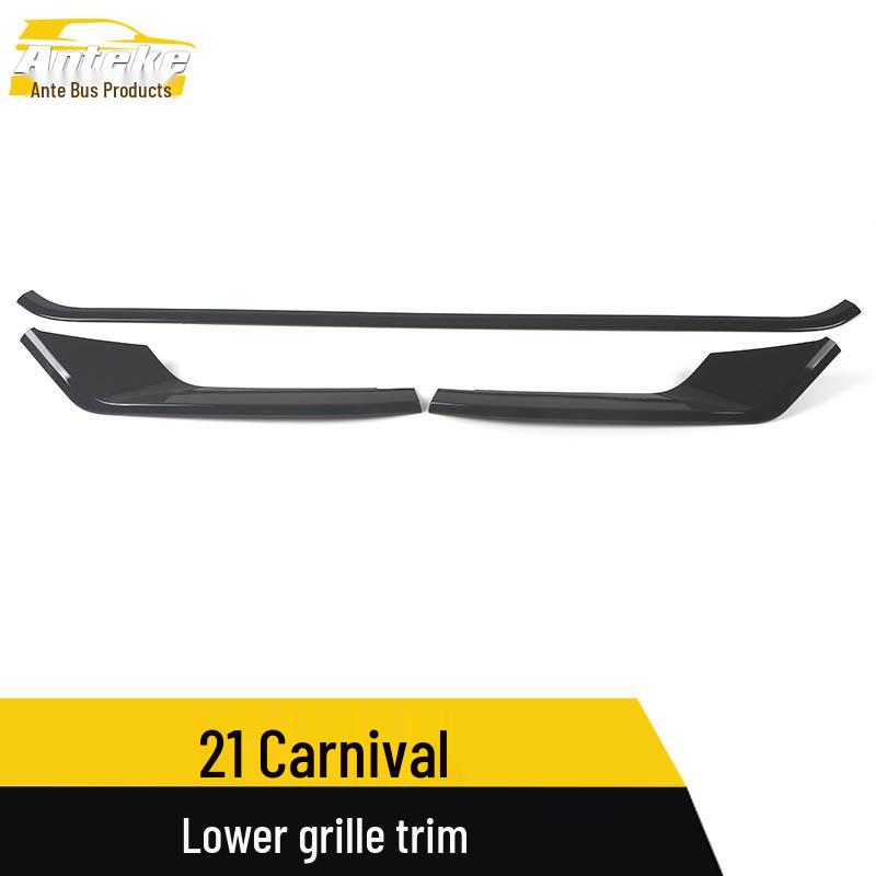 2021 Kia Carnival Front Bumper Grille Trim Anti-Scratch Decorative Strip.