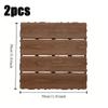 Anti Corrosion Wood Flooring Outdoor Carbonized Wood Flooring Balcony Household Courtyard Flooring Splicing Waterproof Solid