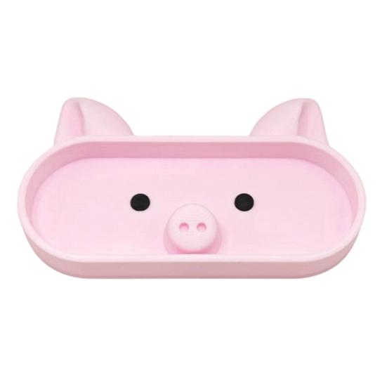 Niedliche Schweinchen Brillen Aufbewahrungsbox, 3D Gedruckter Brillenhalter, Cartoon Sonnenbrillen Displayständer für Schreibtisch, Kreativer Schlüsselaufbewahrung Kleinteile Organizer,