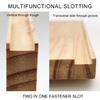 Wood Router Slotting Locator 2 in 1 Wood Palms Router Base Router Slotting Bracket for 65mm Wood Trimmer Carbinet Closet