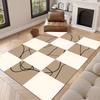 Line Decoration Carpet Modern Minimalist Home Decor Rug Non-slip Absorbent Decorative Rugs for Living Room Bedroom and Study Mat