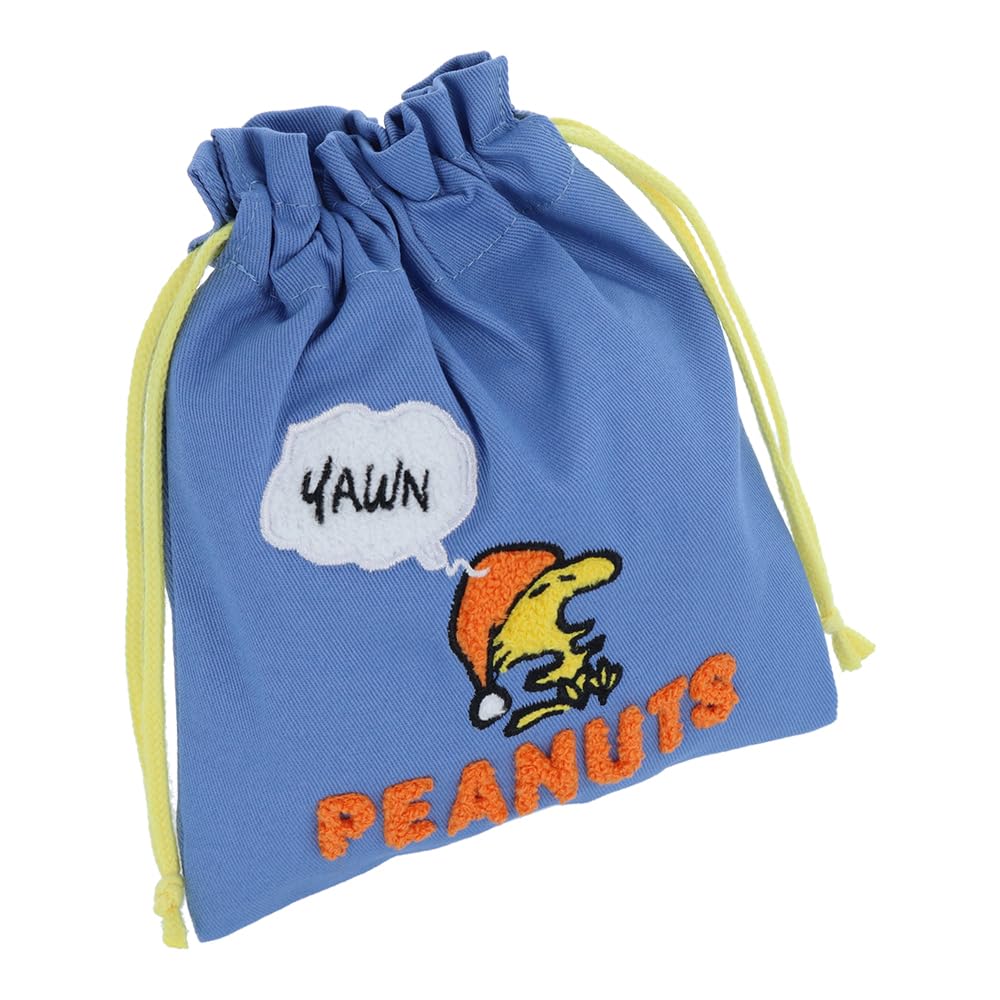 Sunstar Stationery Snoopy Pouch Sagara Embroidery Play with Colors Woodstock S2331420