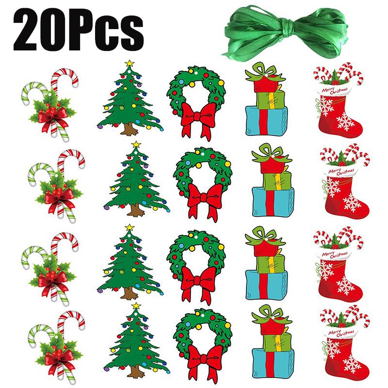 2026 Merry Christmas Decorative Door Hanging Banner Santa Claus Snowman Elk Couplet Christmas Decor for Home Xmas Ornaments Noel