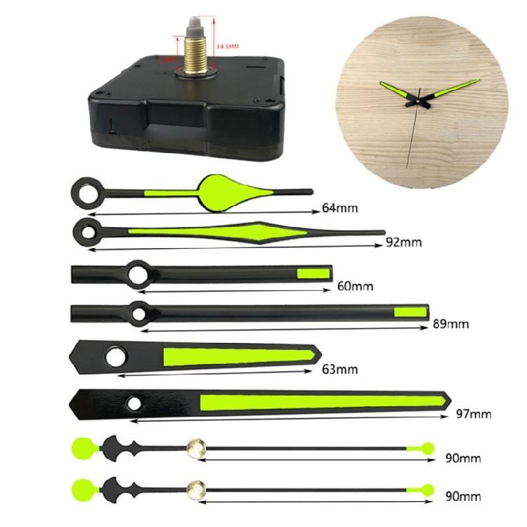 1/2Pcs High Torques Long Shafts Clock Movement Mechanism DIY Clock Repair Parts Replacement Clock Movement Parts Gift