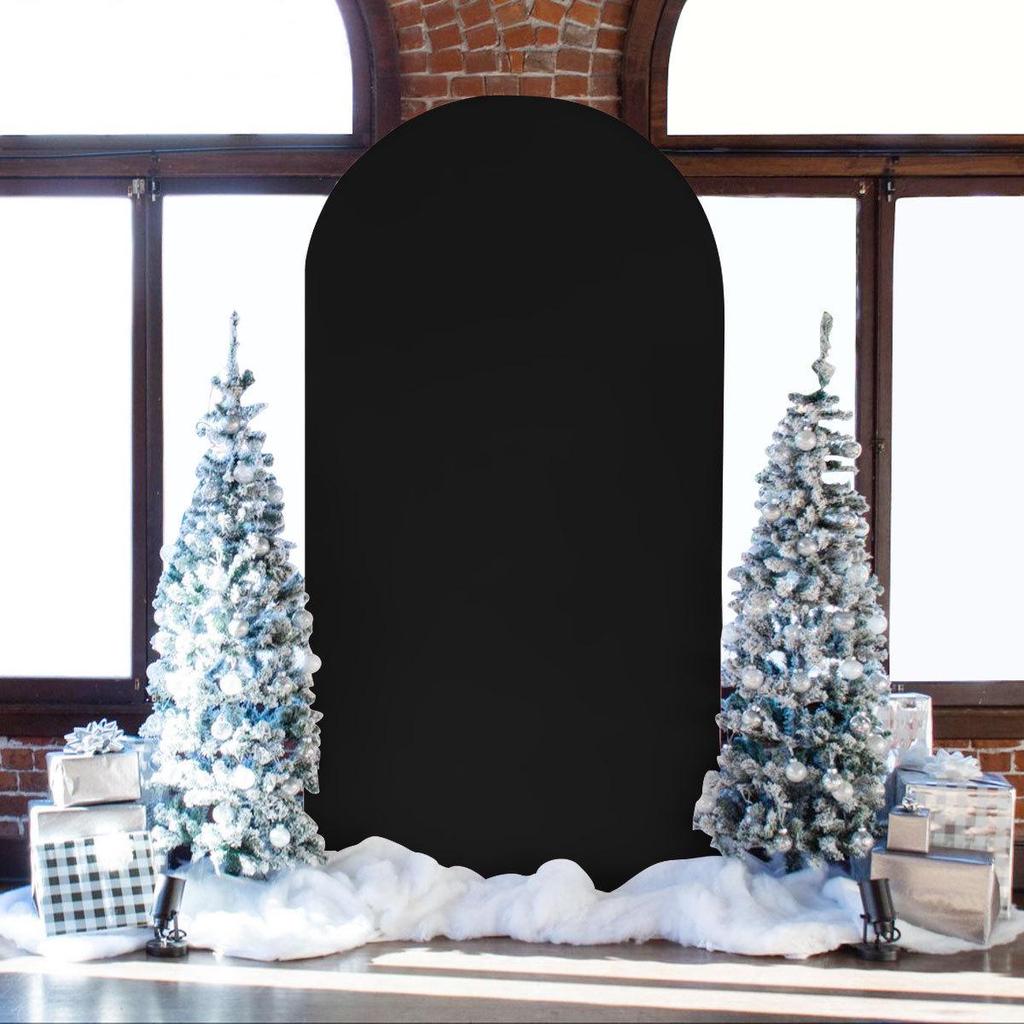 Solid Color Stretchy U-Shaped Backdrop Fabric for Party Decoration and Arch Covers
