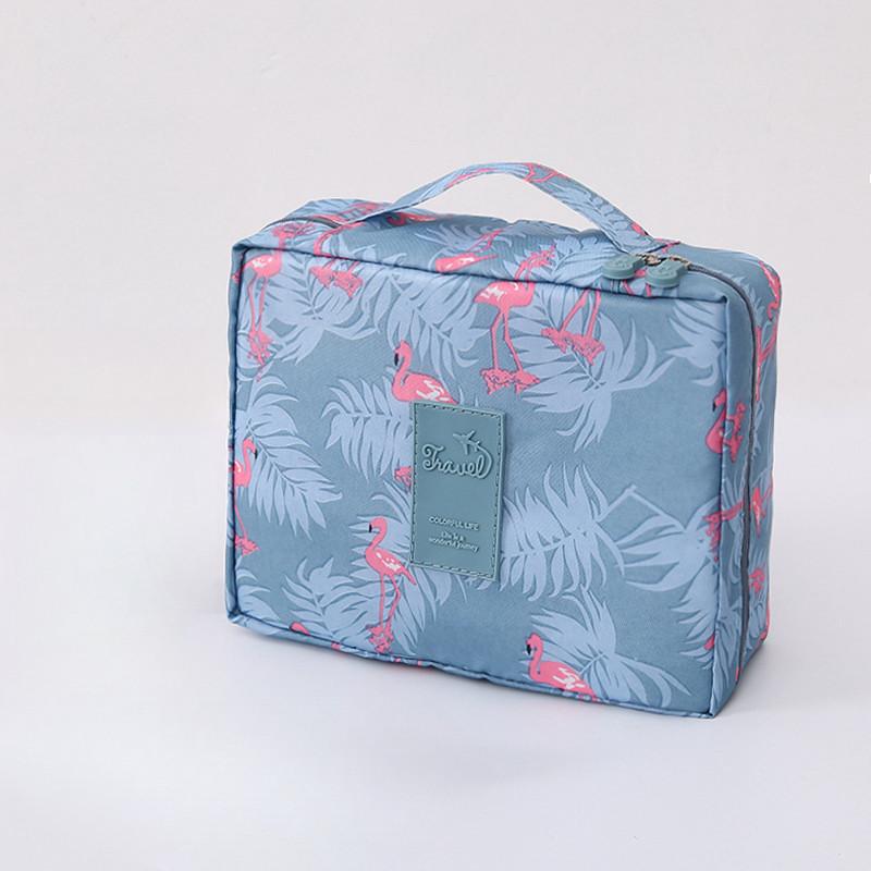 

Stylish Floral Minimalist Pattern Polyester Travel Cosmetic Bag Pouch Toiletry StyleA