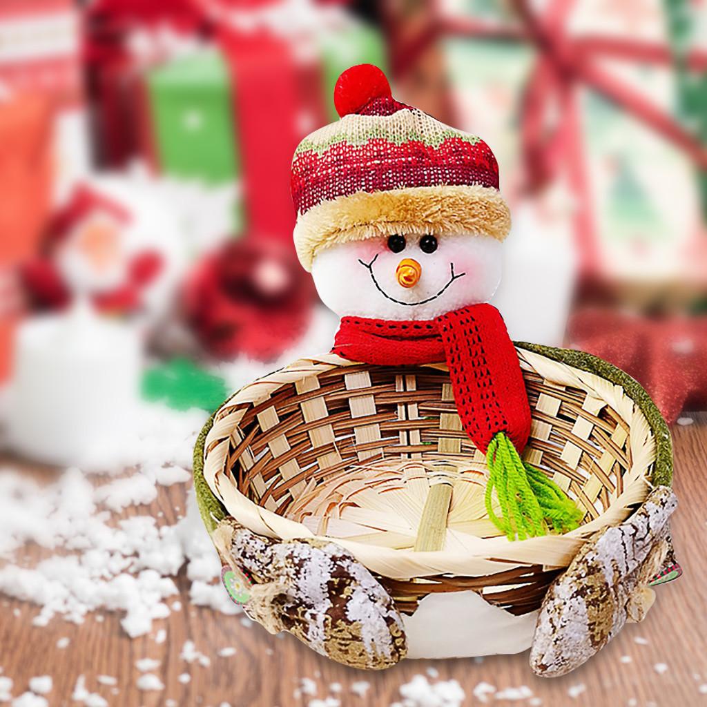 Christmas Candy Storage Basket Decoration  Storage Basket Gift Large