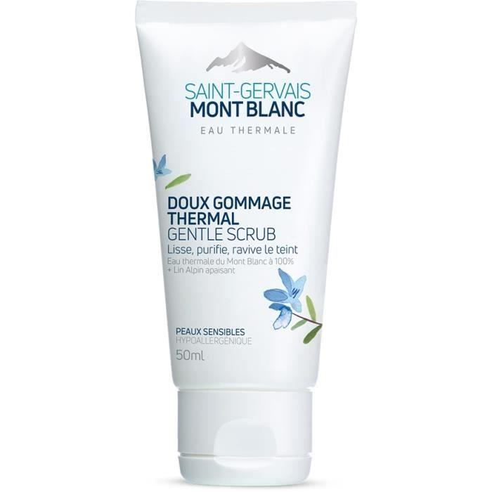 Gommage - SAINT-GERVAIS MONT BLANC - Doux Thermal - 50 ml - Hypoallergénique - Peaux Déshydratées