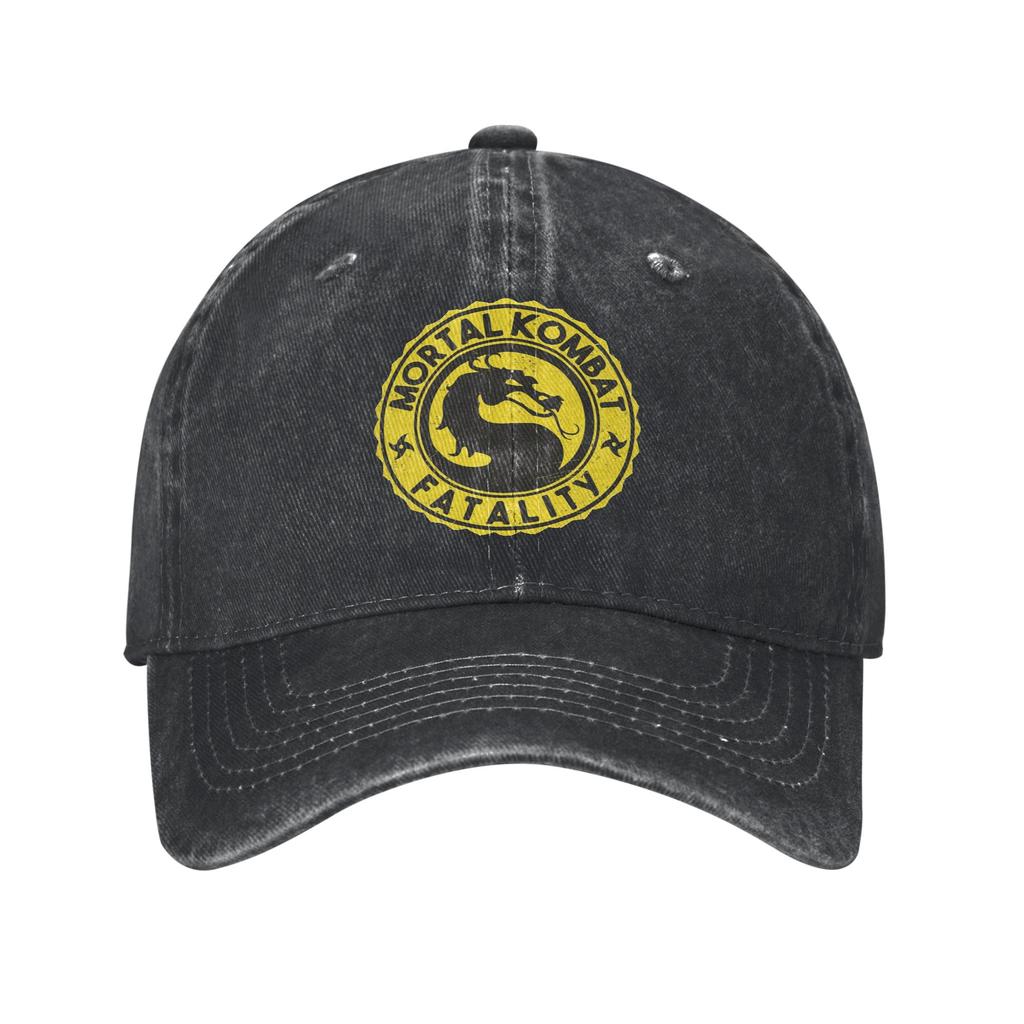 Classic SubZero Mortal Kombat Baseball Cap Unisex Women Distressed Denim Washed Snapback Cap Outdoor Travel Gift Hats Cap